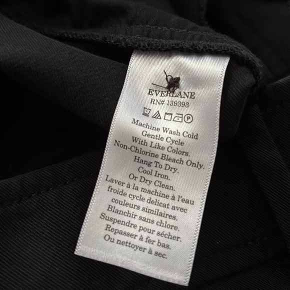 Everlane Way High Drape Pants in Black 8S - Picture 11 of 11